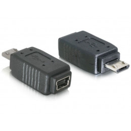 DeLock USB2.0 Adapter, MiniB - MicroB, (f-m)