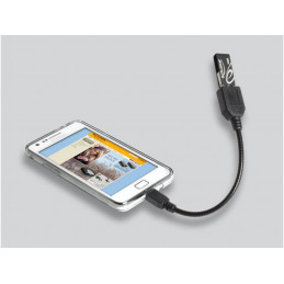 DeLock USB2.0 OTG Adapterkabel, 18cm, SW