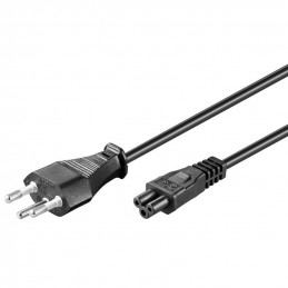 Netzkabel 3-polig Mickey Mouse Kabel (IEC 60906-1 Typ J Stecker)