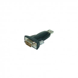 Adapter USB 2.0 to Seriell LogiLink inkl. 80cm USB Verlängerungskabel, unterstützt Windows 8