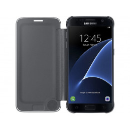 Samsung Mobiltelefon Flip-Cover EF-ZG930 schwarz