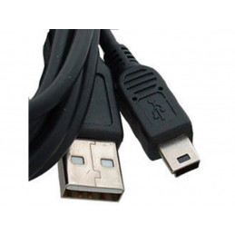 DeLock USB2.0 Kabel, A - MiniB, 3m, SW