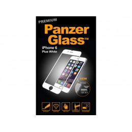 Weißer Panzerglass Displayschutz iPhone 6+ / 6s+