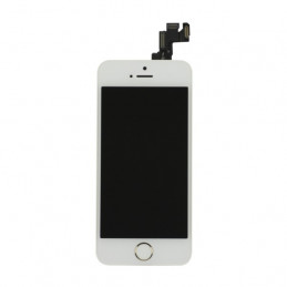 iPhone 5S Ersatz LCD-Display (Digitizer, LCD, Rahmen,Home Boton) – Weiss
