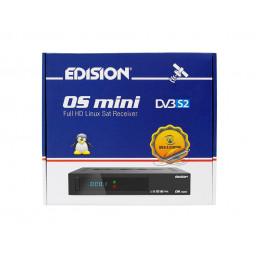 Edision OS mini 1x DVB-S2 Full HD Linux Sat-Receiver schwarz