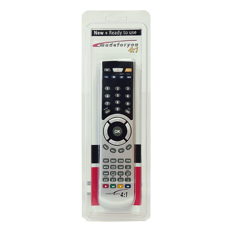 REMOTE CONTROL MADE FOR YOU 7001 SILVER 4:1