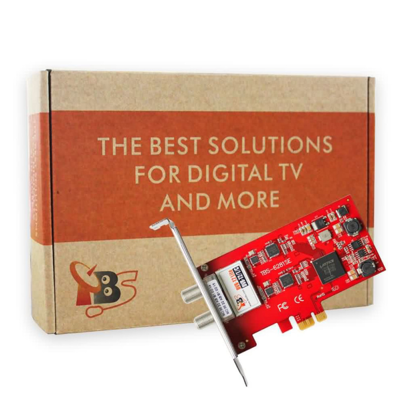 TBS6281SE DVB-T2/T/C TV Tuner PCIe Card