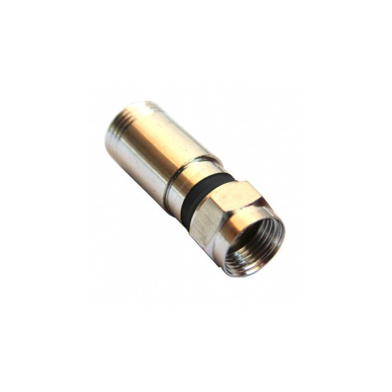 Compression F connector RG6 25Stk