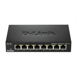 D-LINK DGS-108 Switch, 8-Port, Gigabit Ethernet