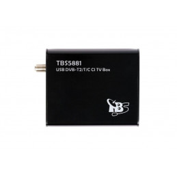 TBS5881DVB-T2/-C Single-Tuner mit CI, USB, Hybrid-TV-Box