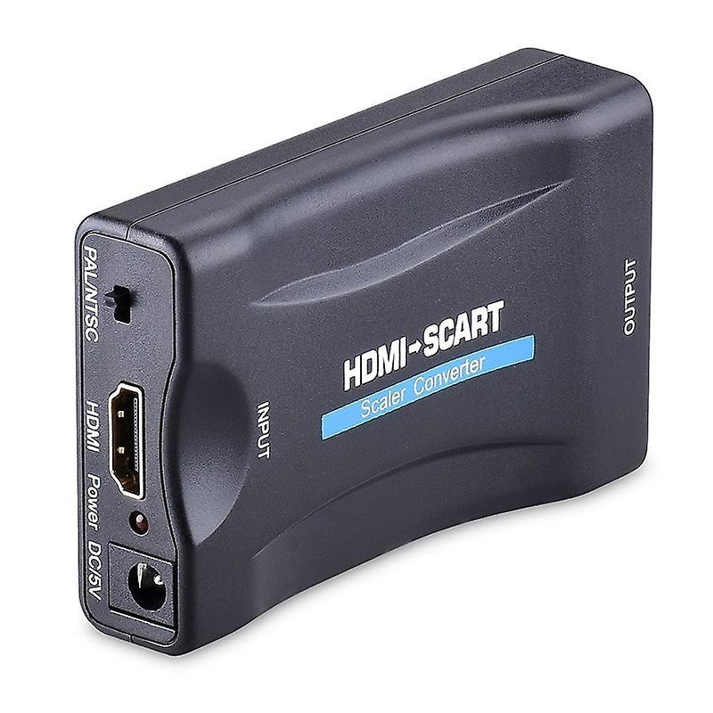 HDMI auf Scart Konverter Adapter für TV / PC / DVD - Schwarz