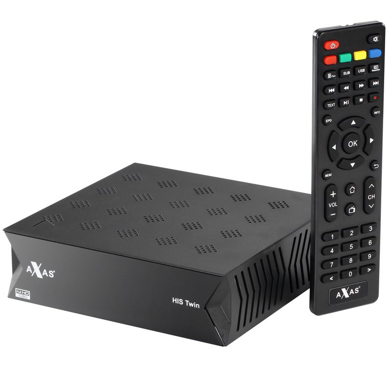 Axas HIS Twin HD 2x DVB-S2 Linux Wifi Receiver Axas HIS Twin HD 2x DVB-S2 Linux Wifi Receiver