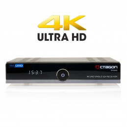 Octagon SF8008 4K UHD 2160p H.265 HEVC E2 Linux DVB-S2X Single Sat Receiver 300Mbit Wlan