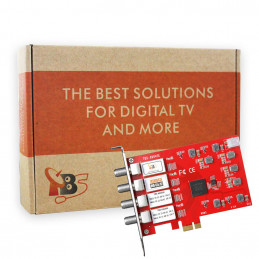 TBS6904SE DVB-S2X Quad Tuner PCIe Card Satelliten-TV-Karte