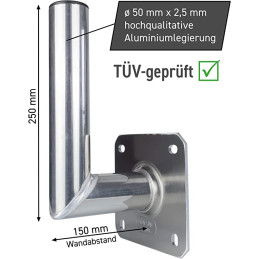 Wandhalterung TÜV geprüft,...