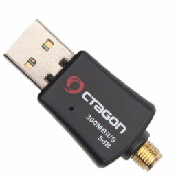 Octagon WLAN USB Stick 300Mbit +5dB Antenne WL038 Optima