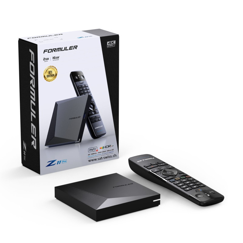 FORMULER Z10 4K UHD Android 10.0 Ip-Receiver Dual-Wifi, Bluetooth