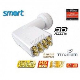 Smart Titanium Edition TO Octo Universal 0.1 dB LNB