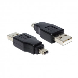 Delock Adapter USB A Stecker  USB Mini-B Stecker