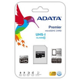 microSDHC Card 16GB ADATA Premier UHS-I Class 10