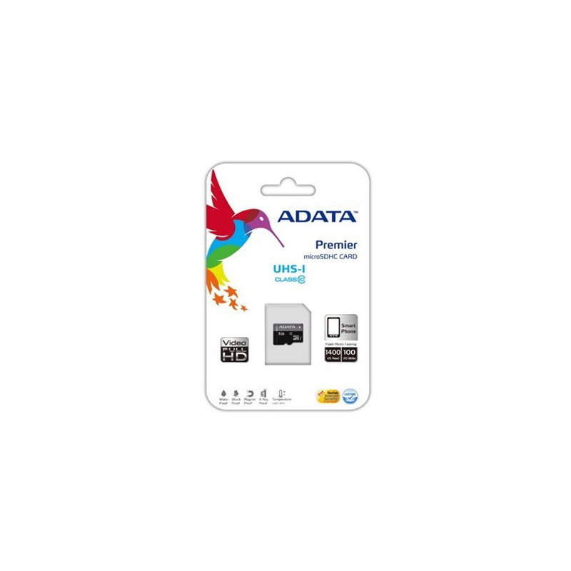 microSDHC Card 16GB ADATA Premier UHS-I Class 10