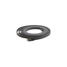 HDMI-Kabel 5,0 Meter flach schwarz High Speed
