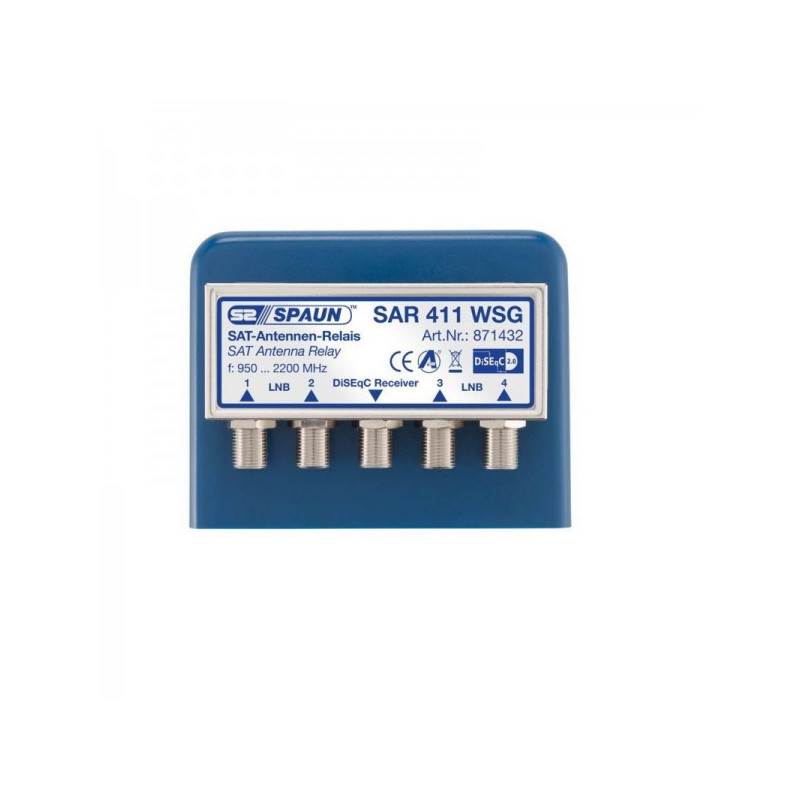 Spaun DiSEqC Schalter 4/1 SAR 411 WSG